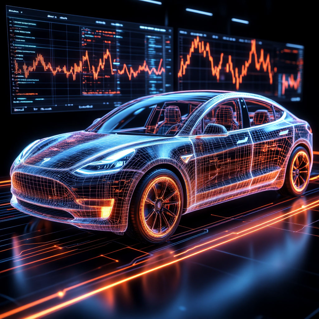 3D-визуализация математической модели электромобиля